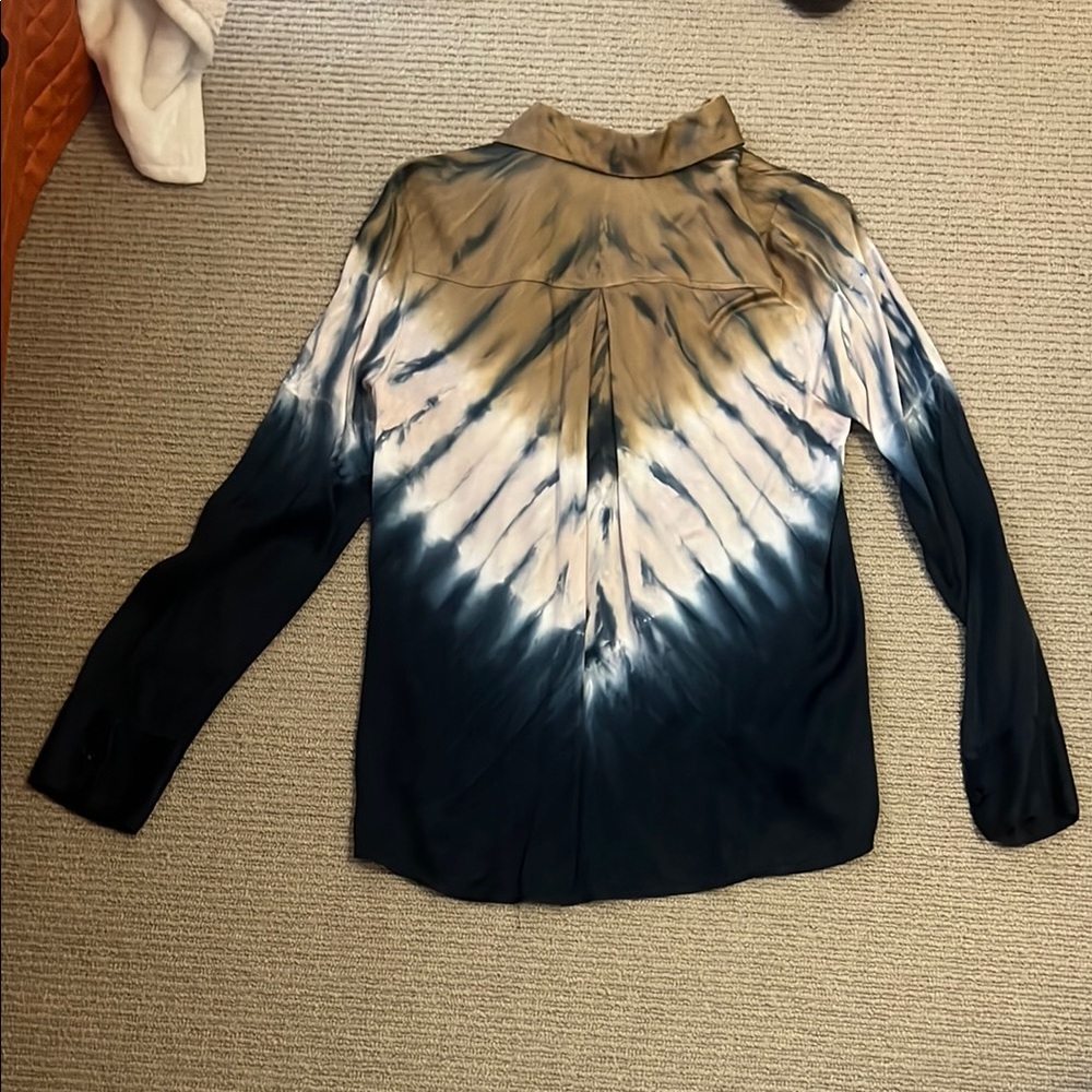 YFB Tie-Dye Long Sleeve Shirt silk size xsmall